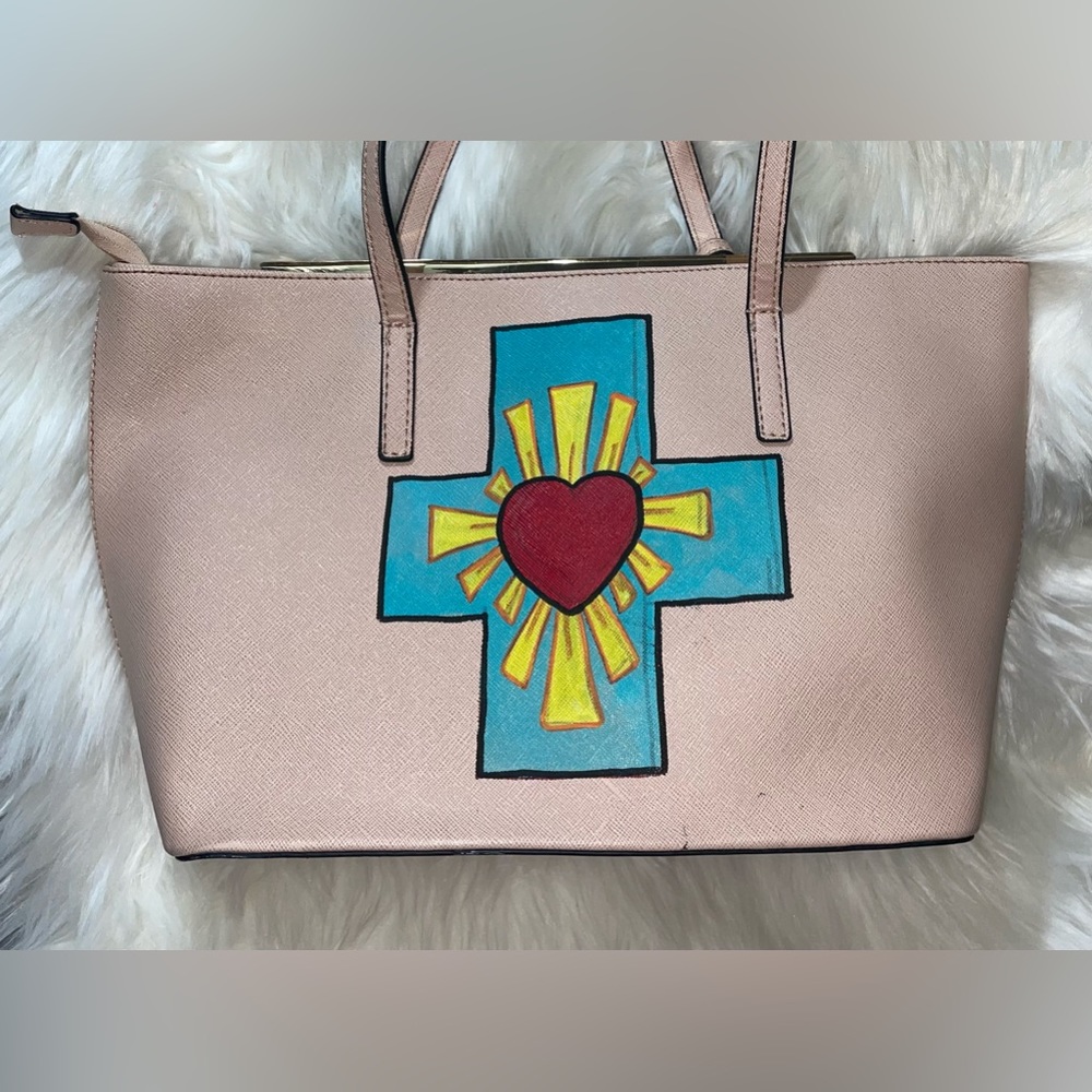 Folk Art Cross Purse